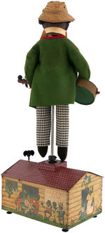 "JAZZBO JIM" LARGE & IMPRESSIVE WIND-UP TOY STORE DISPLAY MODEL.