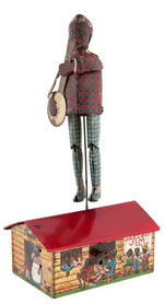 "JAZZBO JIM" LARGE & IMPRESSIVE WIND-UP TOY STORE DISPLAY MODEL.