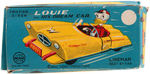 "LOUIE IN HIS DREAM CAR" LINE MAR BOXED FRICTION CAR.