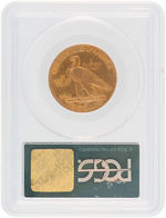 INDIAN HEAD EAGLE 1911 $10 GOLD COIN PCGS AU58.