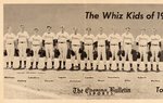 "THE WHIZ KIDS OF 1950/THE FIGHTIN' PHILLIES" LARGE NEWSPAPER SUPPLEMENT TEAM PHOTO.