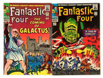 "FANTASTIC FOUR" COMIC BOOK PAIR.