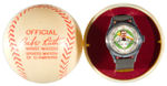 “OFFICIAL BABE RUTH WRIST WATCH/SPORTS WATCH OF CHAMPIONS” WITH ORIGINAL CASE.