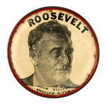 UNLISTED VARIETY OF 1936 FDR BY "BILL'S BUTTONS SEATTLE, WASH."