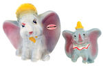 "DUMBO" CERAMIC FIGURINE PAIR.