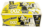 "SECRET AGENT OO2 GRAB BAG" COMPLETE 60 COUNT STORE DISPLAY BOX.