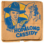 “HOPALONG CASSIDY CHUCK WAGON SET” IN ORIGINAL BOX.