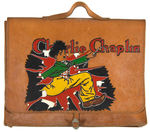 "CHARLIE CHAPLIN" LEATHER CASE.