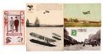 LOT OF TEN EARLY AVIATION POSTCARDS.