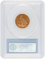 HALF EAGLE INDIAN HEAD 1912 $5 GOLD COIN PCGS XF45.