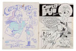 “MASQUERADER/ CAPT. BILJO/ DALLASCON BULLETIN” LOT OF FOUR FANZINES.