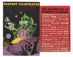 LOT OF FOUR EARLY FANZINES INCLUDING SIGNED “GUIDEBOOK TO COMICS FANDOM”.