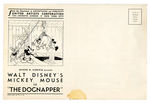 “MICKEY MOUSE IN THE DOGNAPPER” PUBLICITY FOLDER.