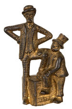 "MUTT & JEFF" CAST IRON BANK.