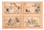 "MICKEY MOUSE TO DRAW AND COLOR - THE BIG LITTLE SET" COMPLETE & UNUSED SET.