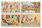 SNOW WHITE FRENCH STORY POSTCARDS.