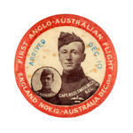 "FIRST ANGLO-AUSTRALIAN FLIGHT" RARE AUSTRALIAN BUTTON FROM 1919.