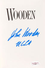 UCLA BASKETBALL COACH JOHN WOODEN SIGNED BOOK.