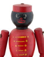 BLACK BELLHOP PULL TOY BY HUSTLER.