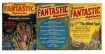 “FAMOUS FANTASTIC MYSTERIES/FANTASTIC NOVELS” LOT OF 25 PULPS.