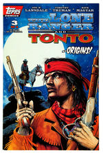 “THE LONE RANGER AND TONTO” ORIGINAL COMIC BOOK ART BY TIM TRUMAN.