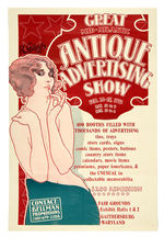 "GREAT MID-ATLANTIC ANTIQUE ADVERTISING SHOW" PIN-UP POSTERS.