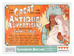 "GREAT MID-ATLANTIC ANTIQUE ADVERTISING SHOW" PIN-UP POSTERS.