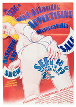 "GREAT MID-ATLANTIC ANTIQUE ADVERTISING SHOW" PIN-UP POSTERS.