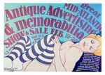 "GREAT MID-ATLANTIC ANTIQUE ADVERTISING SHOW" PIN-UP POSTERS.