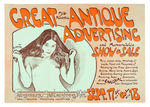 "GREAT MID-ATLANTIC ANTIQUE ADVERTISING SHOW" PIN-UP POSTERS.