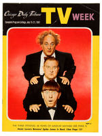 THE THREE STOOGES “TV WEEK” ISSUE.