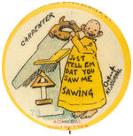 RARE YELLOW KID 1896 BUTTON #78.