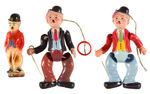 CHARLIE CHAPLIN LOT OF FOUR CELLULOID FIGURES.