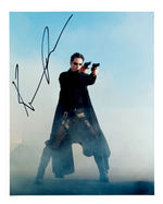 KEANU REEVES SIGNED THE MATRIX  PHOTO.