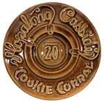 “HOPALONG CASSIDY COOKIE CORRAL” CERAMIC COOKIE JAR.