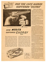 LONE RANGER MERITA STORY PAGE SET.