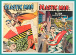 “PLASTIC MAN” COMIC BOOK PAIR.