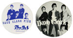 “DAVE CLARK FIVE” PAIR OF LARGE BUTTONS.