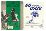 BALTIMORE COLTS SHEET MUSIC PAIR.