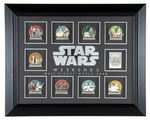 "STAR WARS WEEKENDS 2008" LIMITED EDITION FRAMED PIN SET.