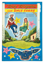 "ROY ROGERS AND DALE EVANS PUNCH-OUT BOOK."