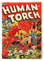 "THE HUMAN TORCH COMICS" #12 COMIC BOOK.