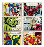 MARVEL COMICS SUPERHEROES GUM CARD SET.