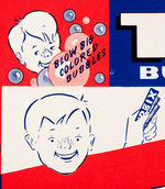 "TRIX BUBBLE GUM" DIETZ GUM CO. BOX PROOF SHEET.