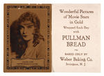 "WONDERFUL PICTURES OF MOVIE STARS IN GOLD" PULLMAN BREAD INSERT CARDS.