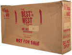 MARX JOHNNY WEST "BEST OF THE WEST COLLECTION" LARGE STORE DISPLAY.
