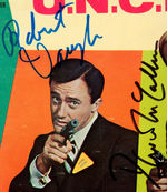 "THE MAN FROM U.N.C.L.E." COMIC BOOK #15 SIGNED ON COVER BY ROBERT VAUGHN AND DAVID McCALLUM.