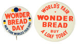 OUTSTANDING 30-YEAR COLLECTION OF 1939-1940 NEW YORK WORLD'S FAIR PINBACKS/95 - MANY RARITIES.