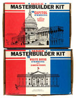 "MARX" WHITE HOUSE AND CAPITOL BUILDING BOXED SETS.