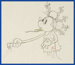 MICKEY'S MELLERDRAMMER  PRODUCTION DRAWING SEQUENCE FEATURING MICKEY MOUSE.